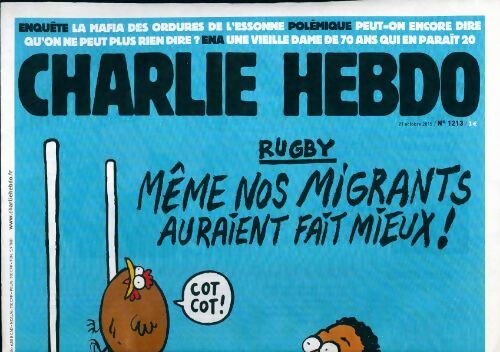 Livrenpoche : Charlie hebdo n°1213 : Rugby - Collectif - Livre