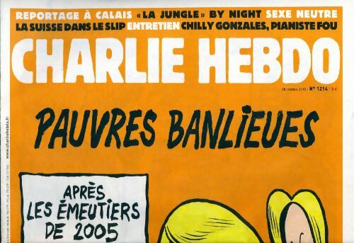 Livrenpoche : Charlie hebdo n°1214 : Pauvres banlieues - Collectif - Livre