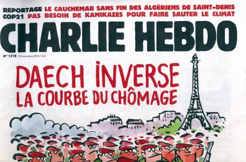 Livrenpoche : Charlie hebdo n°1218 : DAECH inverse la courbe du chômage - Collectif - Livre