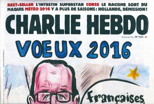 Livrenpoche : Charlie hebdo n°1223 : Voeux 2016 - Collectif - Livre