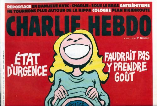 Livrenpoche : Charlie hebdo n°1226 : Etat d'urgence. Faudrait pas y prendre goût - Collectif - Livre