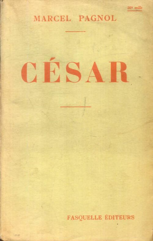Livrenpoche : César - Marcel Pagnol - Livre