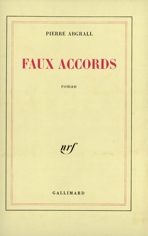 Livrenpoche : Faux accords - Pierre Abgrall - Livre