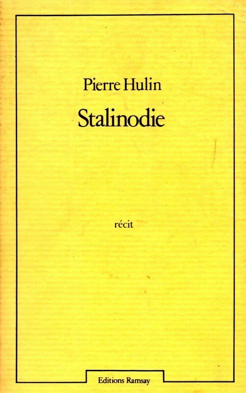 Livrenpoche : Stalinodie - Pierre Hulin - Livre