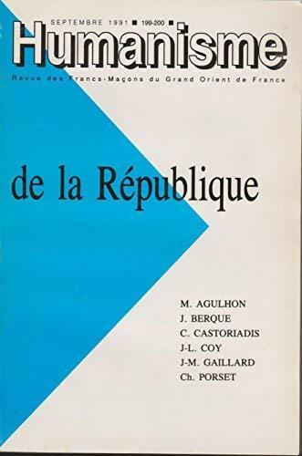 Livrenpoche : Humanisme n°199-200 : De la République - Collectif - Livre