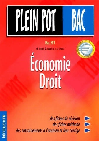 Livrenpoche : Économie, Droit. Bac STT - M. Bialès - Livre