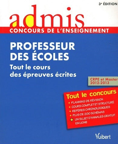 Livrenpoche : Professeur des écoles. Tout le cours des épreuves écrites - Marc Loison - Livre