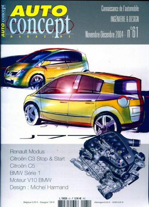 Livrenpoche : Auto concept n°61 - Collectif - Livre