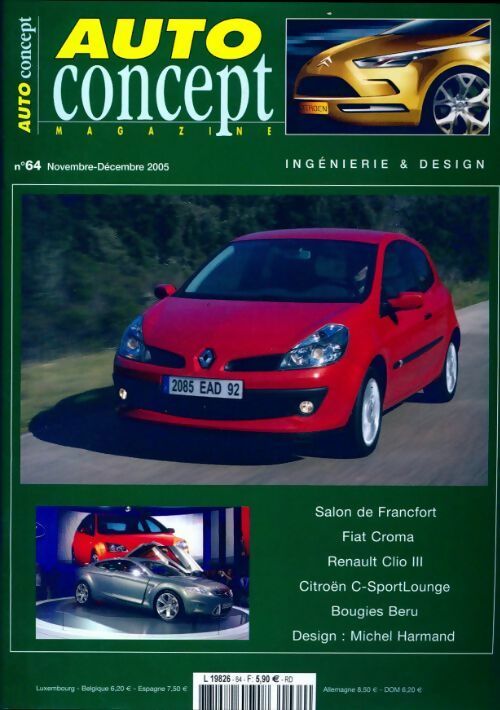 Livrenpoche : Auto concept n°64 - Collectif - Livre