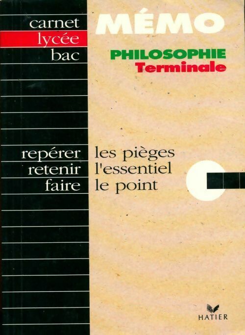 Livrenpoche : Philosophie terminale - Collectif - Livre