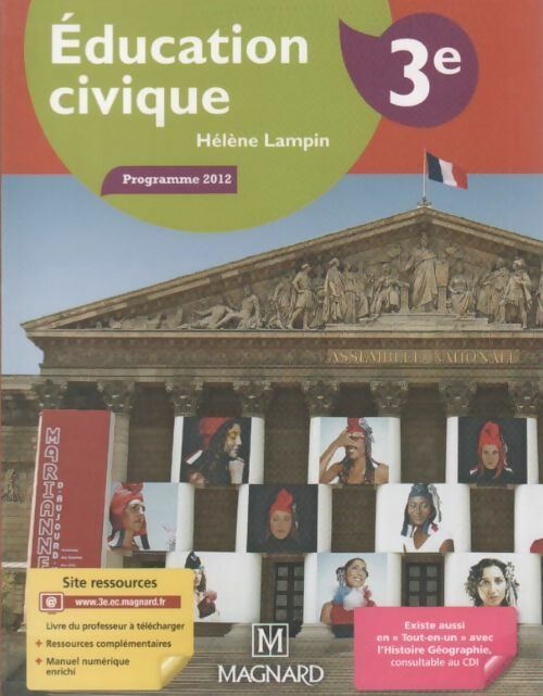 Livrenpoche : Education civique 3e - Hélène Lampin - Livre