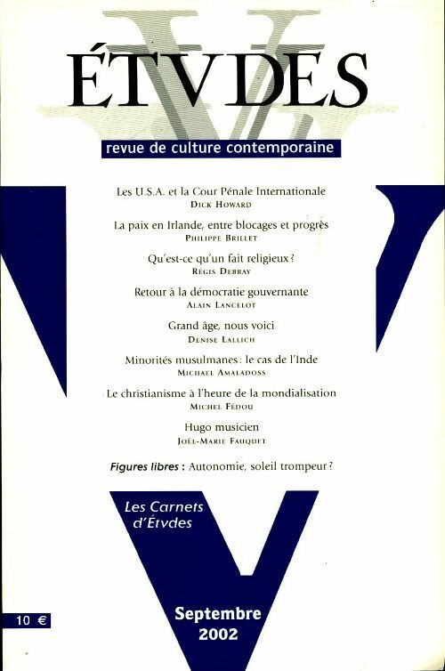 Livrenpoche : Etudes n°397-3 - Collectif - Livre