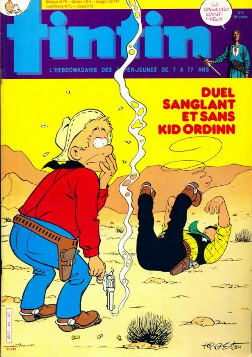 Livrenpoche : Tintin n°441 : Duel sanglant et sans Kid Ordinn - Collectif - Livre