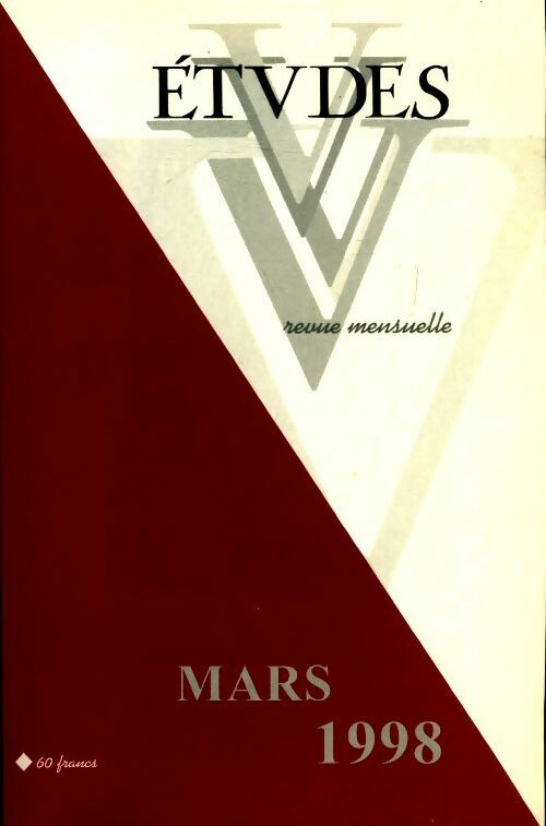 Livrenpoche : Etudes n°388-3 - Collectif - Livre
