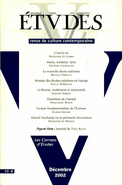 Livrenpoche : Etudes n°397-6 - Collectif - Livre