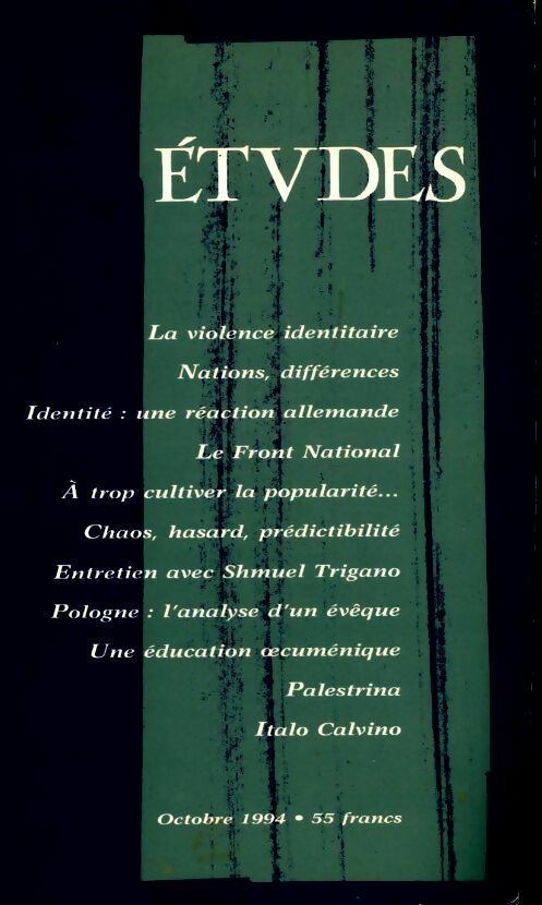 Livrenpoche : Etudes n°381-4 - Collectif - Livre