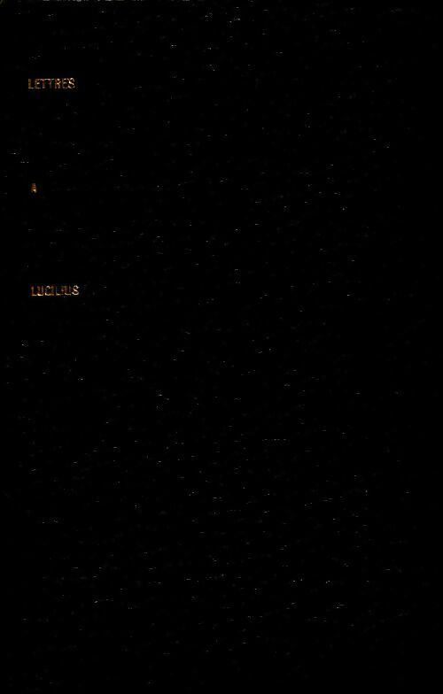 Livrenpoche : Lettres à Lucilius - Sénèque - Livre