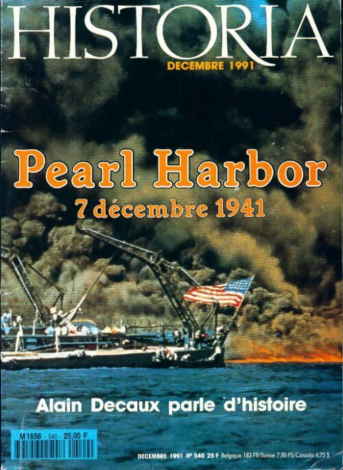 Livrenpoche : Historia n°540 : Pearl Harbor - Collectif - Livre