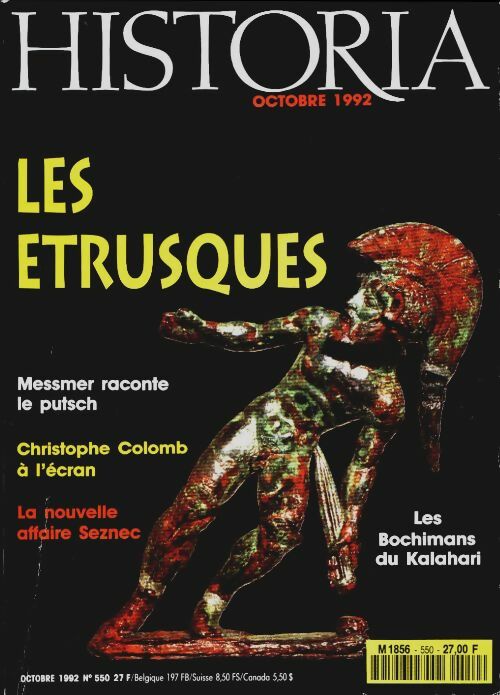 Livrenpoche : Historia n°550 : Les Etrusques - Collectif - Livre