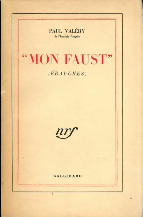 Livrenpoche : "Mon Faust" - Paul Valéry - Livre