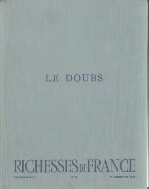 Livrenpoche : Le Doubs - Collectif - Livre