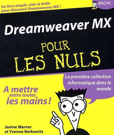 Livrenpoche : Dreamweaver Mx pour les nuls - Janine Warner, Yvonne Berkowitz - Livre