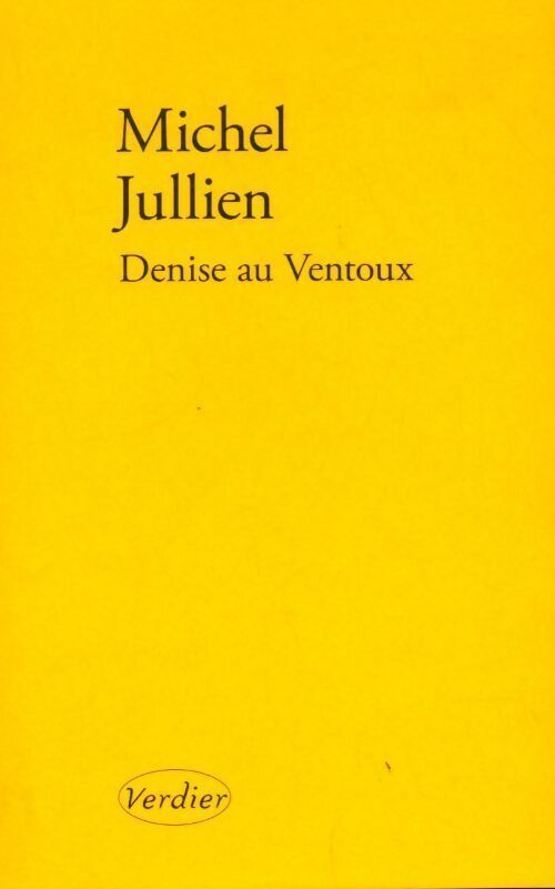Denise au Ventoux - Levy - Livre
