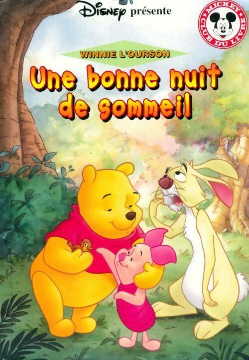 Winnie l'Ourson : Une bonne nuit de sommeil - Disney - Livre