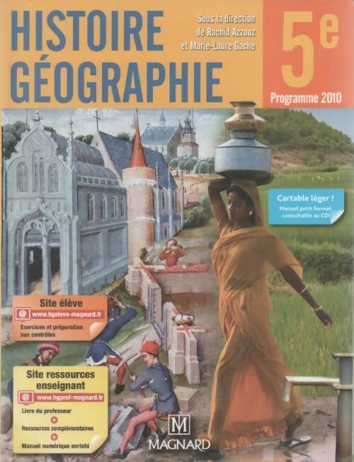 Livrenpoche : Histoire-Géographie 5e - Rachid Azzouz - Livre