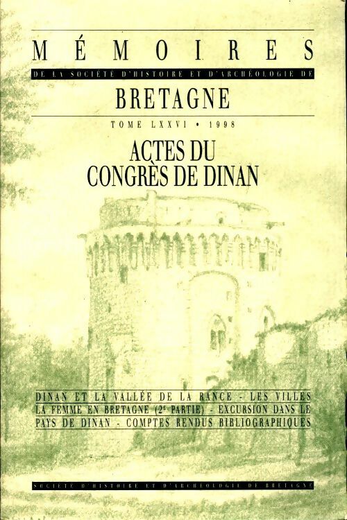 Livrenpoche : Actes du congrès de Dinan - Collectif - Livre