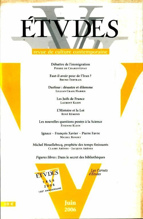 Livrenpoche : Etudes n°404-6 - Collectif - Livre