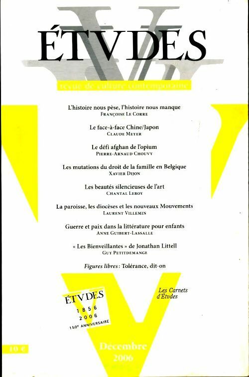 Livrenpoche : Etudes n°405-6 - Collectif - Livre