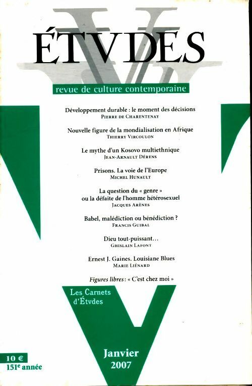 Livrenpoche : Etudes n°406-1 - Collectif - Livre