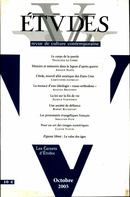 Livrenpoche : Etudes n°403-4 - Collectif - Livre