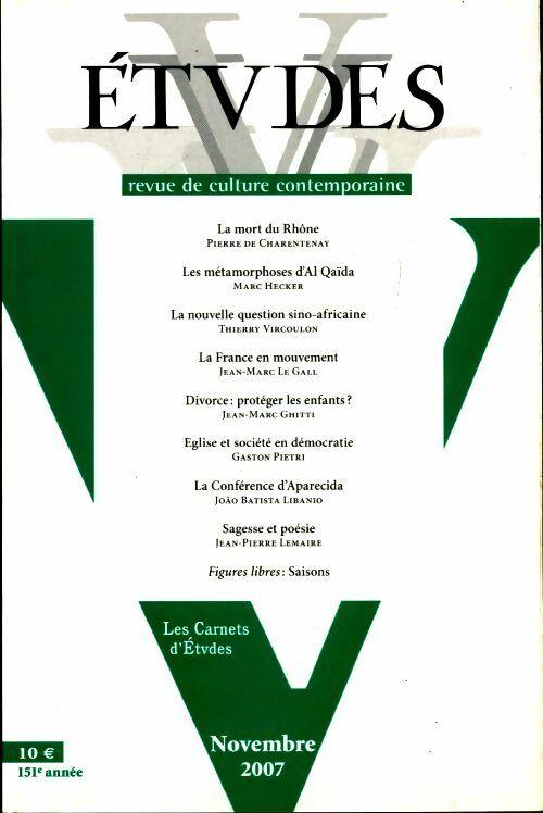 Livrenpoche : Etudes n°407-5 - Collectif - Livre