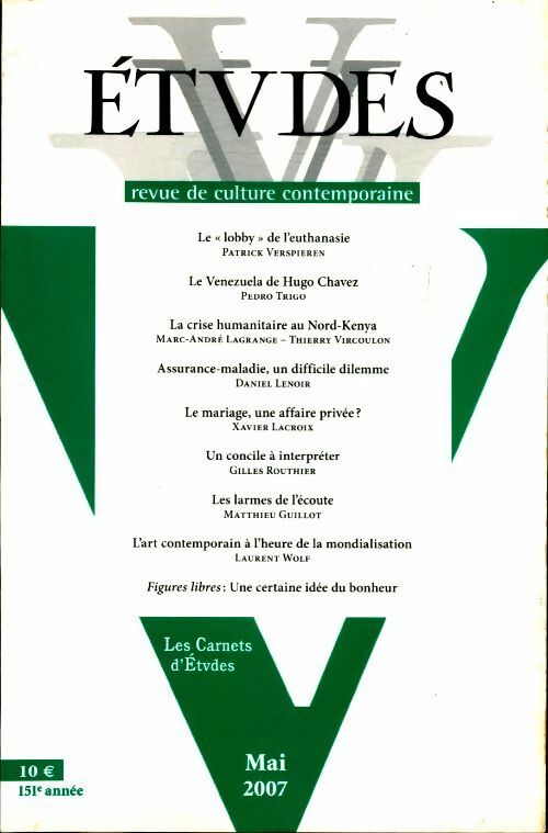 Livrenpoche : Etudes n°406-5 - Collectif - Livre