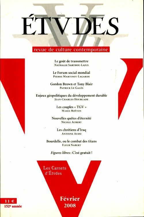 Livrenpoche : Etudes n°408-2 - Collectif - Livre