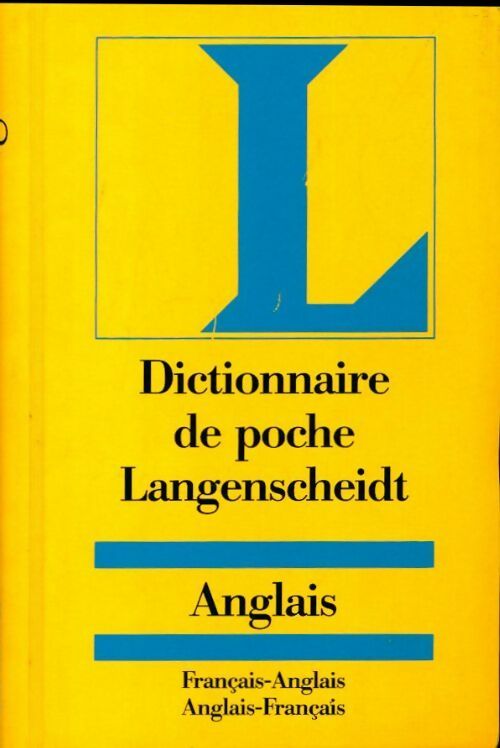 Livrenpoche : Dictionnaire de poche Langenscheidt Anglais - Collectif - Livre
