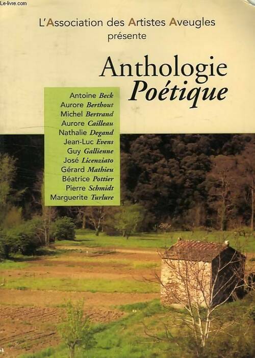 Livrenpoche : Anthologie poétique - Association Des Artistes Aveugles - Livre
