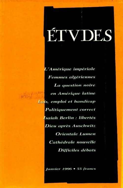 Livrenpoche : Etudes n°384-1 - Collectif - Livre
