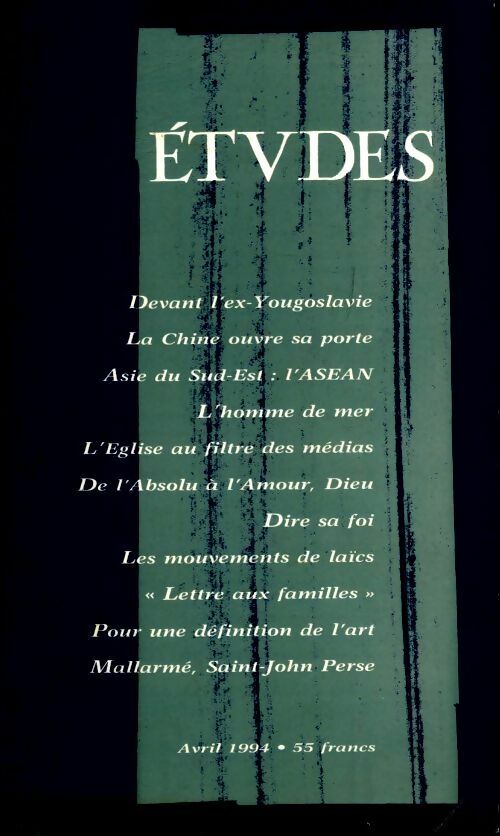 Livrenpoche : Etudes n°380-4 - Collectif - Livre