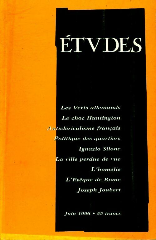 Livrenpoche : Etudes n°384-6 - Collectif - Livre