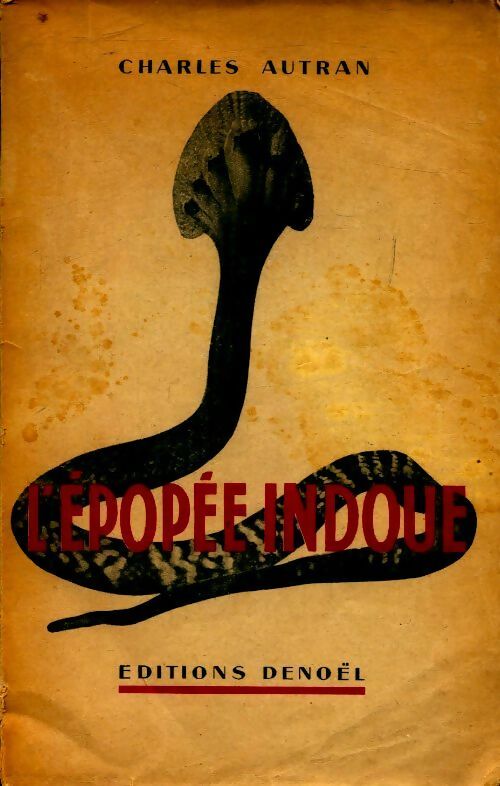Livrenpoche : L'Épopée Indoue : étude de l'arrière fonds ethnographique et religieux - Charles Autrand - Livre