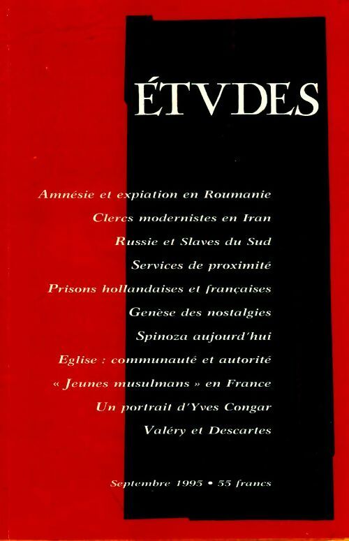 Livrenpoche : Etudes n°383-3 - Collectif - Livre