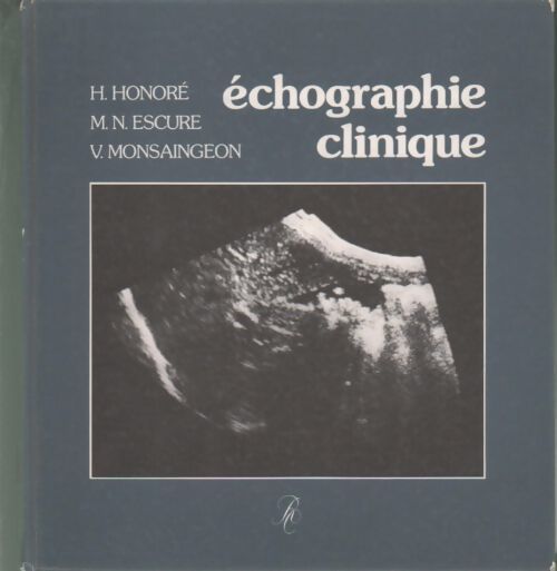 Livrenpoche : Echographie clinique - Collectif - Livre