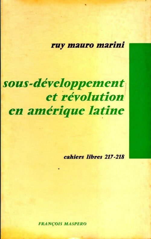 Livrenpoche : Sous-développement et révolution en Amérique Latine - Ruy Mauro Marini - Livre