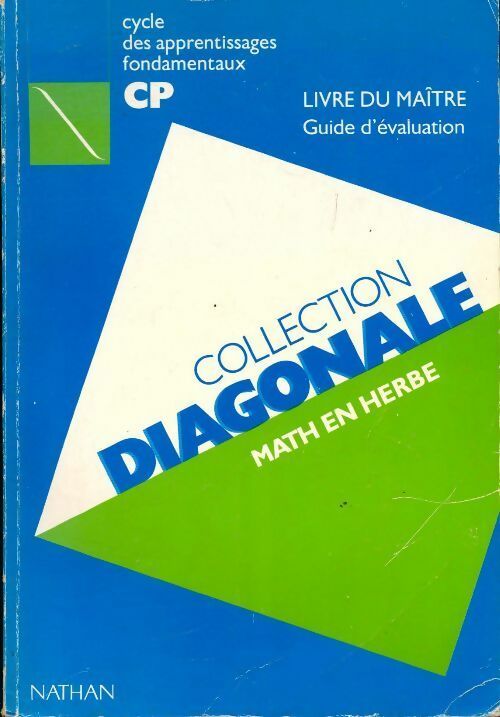 Livrenpoche : Math en herbe. Cycle des apprentissages fondamentaux CP livre du maître guide d'évaluation - Jean-Joël Brégeon - Livre