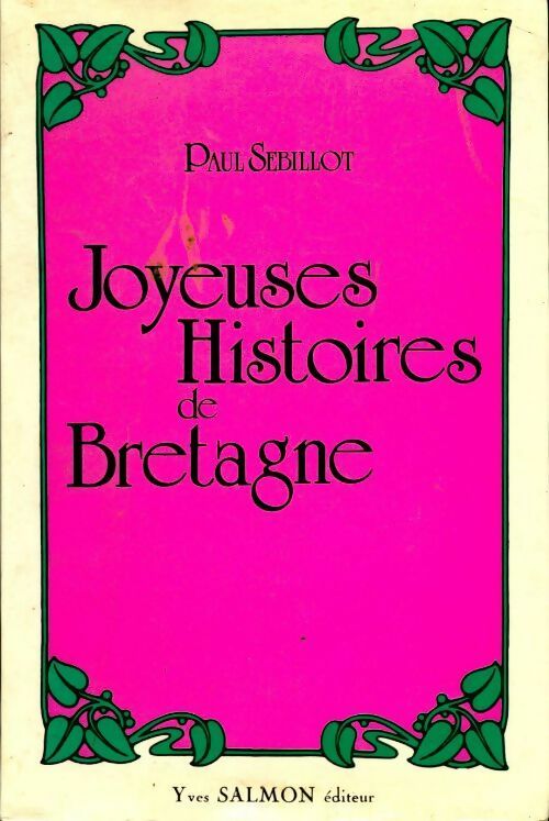 Livrenpoche : Joyeuses histoires de Bretagne - Paul Sébillot - Livre