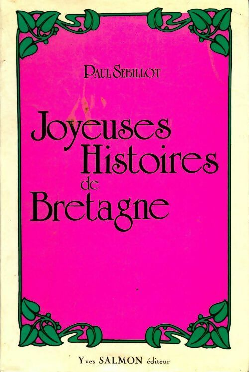 Joyeuses histoires de Bretagne - Paul Sébillot -  Salmon GF - Livre