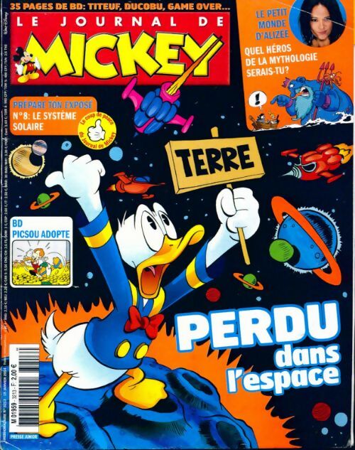 Livrenpoche : Le journal de Mickey n°3213 : Perdu dans l'espace - Collectif - Livre